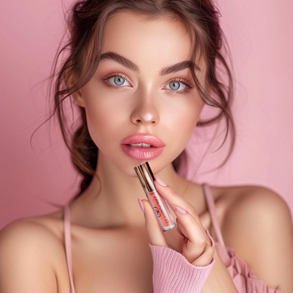 Lip plumper in a luxurious Glam Lush shade for luscious, enhanced lips