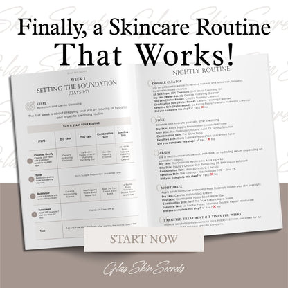 Glass Skin 30 Day Planner